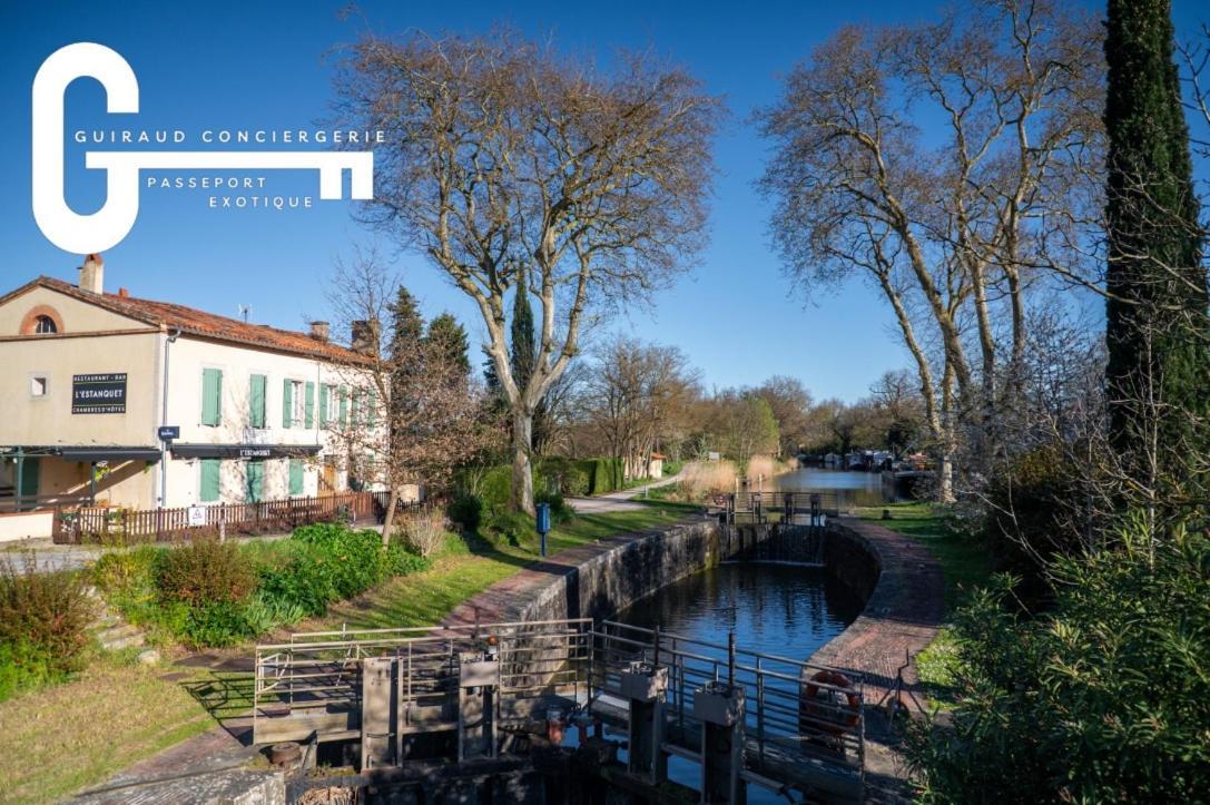 Insolite Peniche Amazonie Canal Du Midi Gardouch Exterior photo